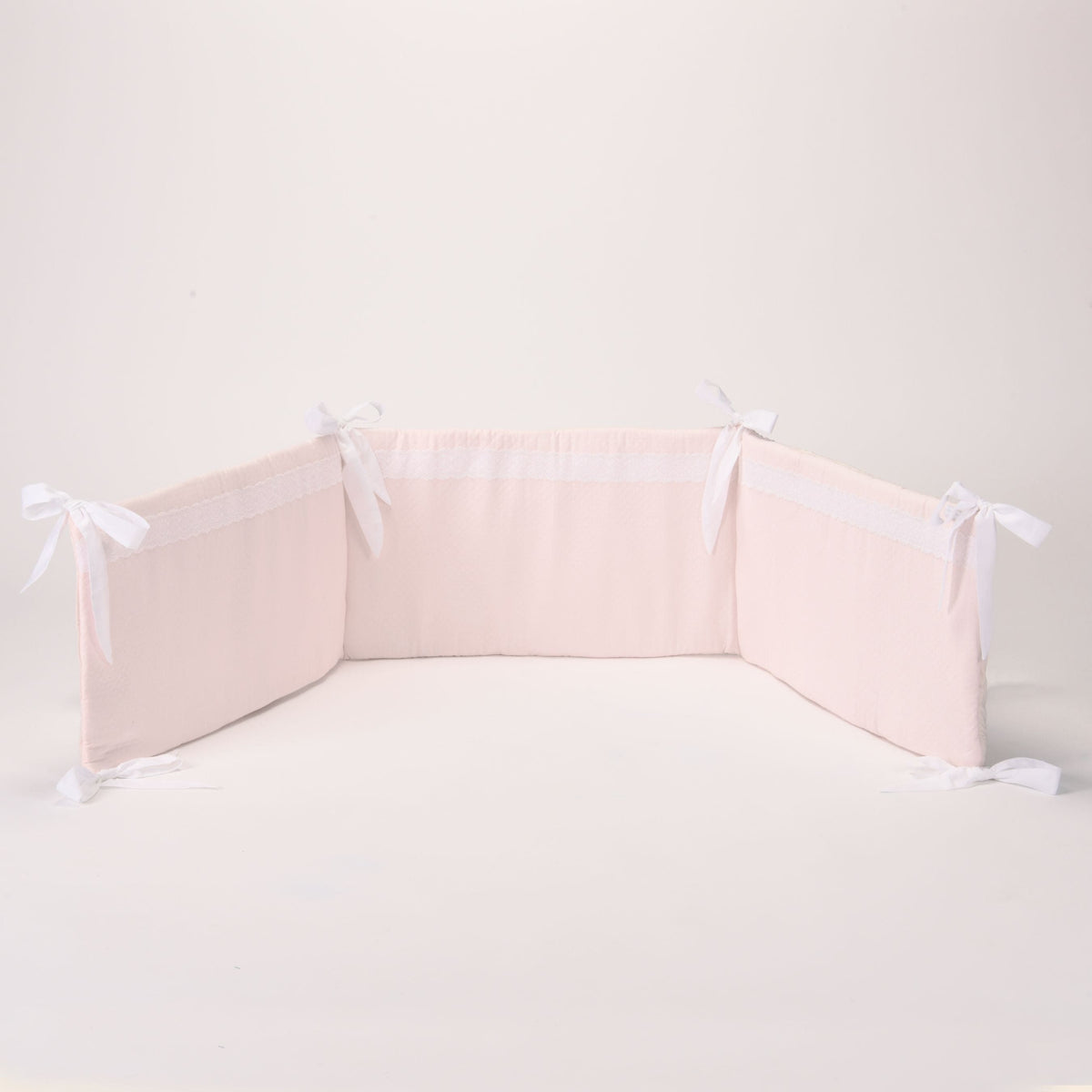 Buy CHELY | Girls Rose Blush Cotton Bed Bumper Online | Bebe Sweeny