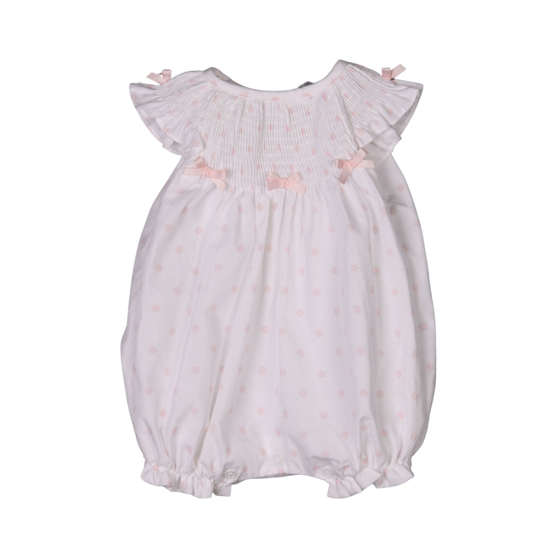 CELY Girls White Pink Organic Cotton Shortie – Bebe Sweeny