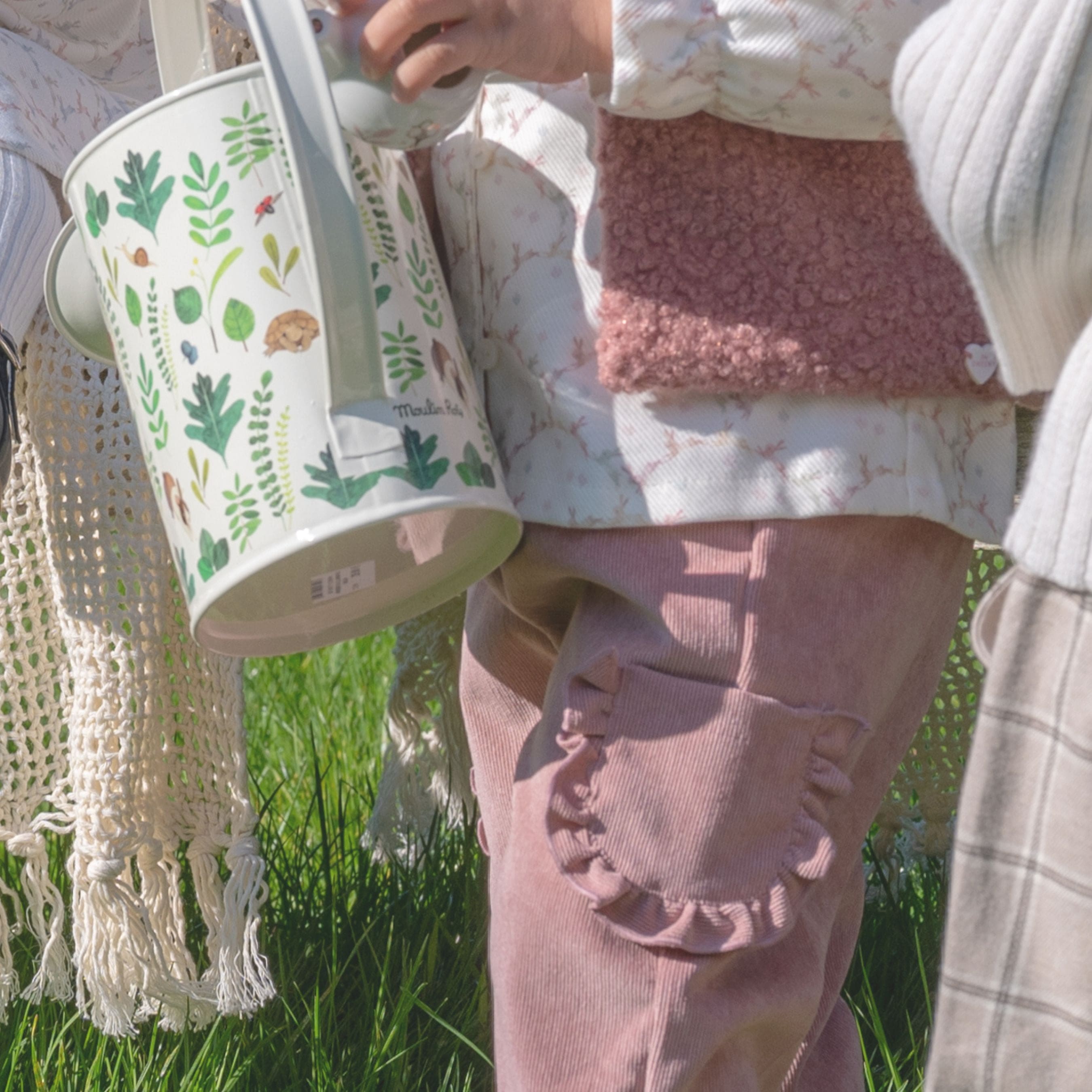 Dusty pink corduroy trousers fashion