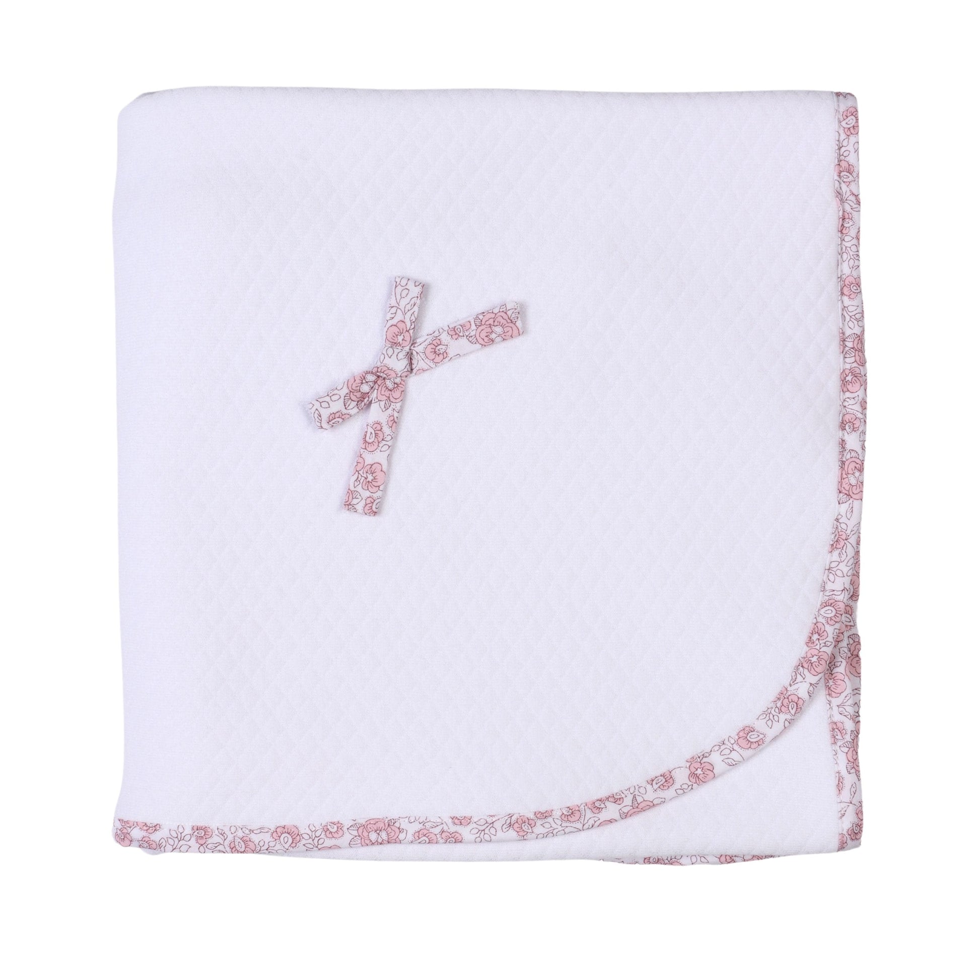 ROSE SWEET Girls White Floral Quilted Cotton Blanket – Bebe Sweeny